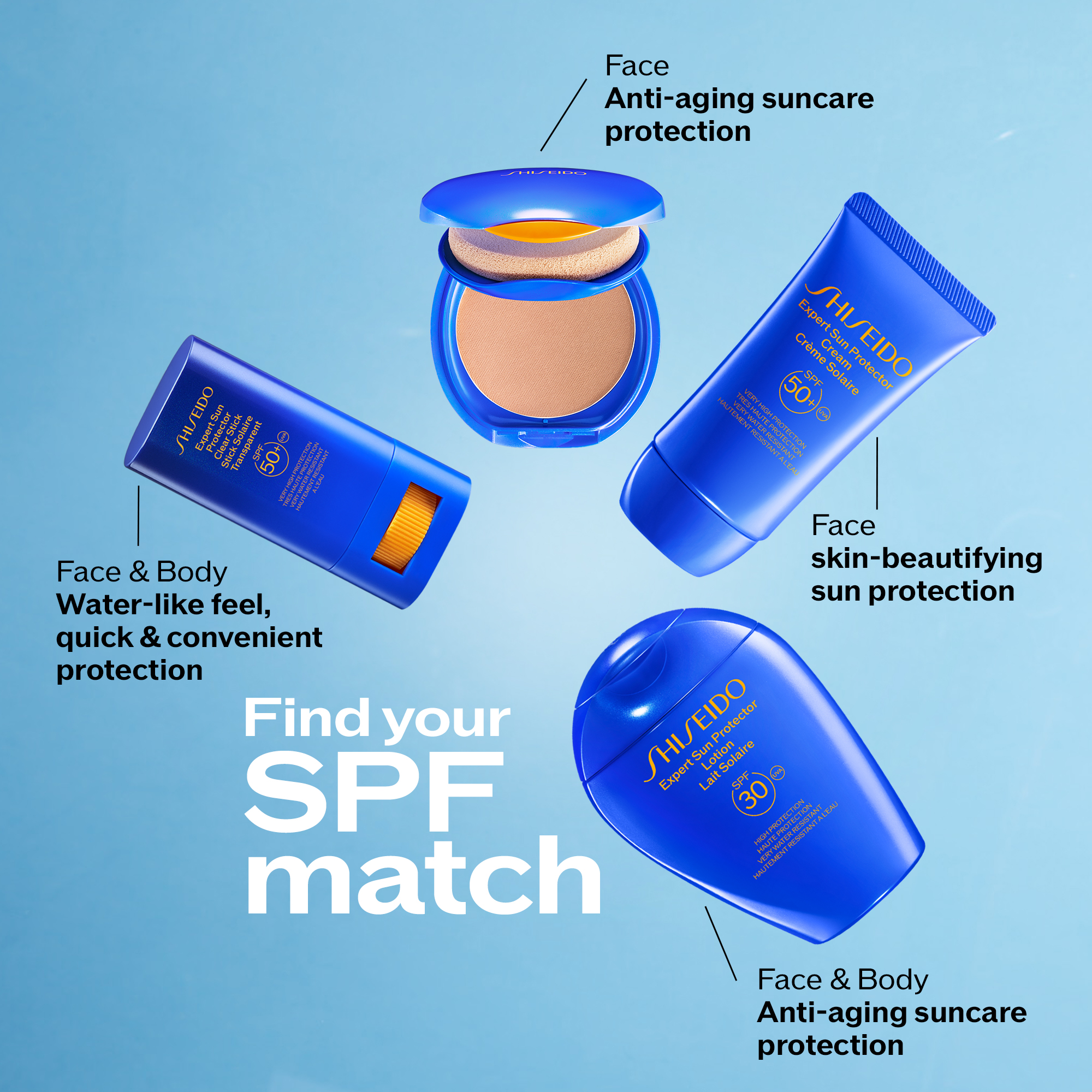 UV Protective Compact Foundation SPF30 Refill - SHISEIDO SUN, Refills